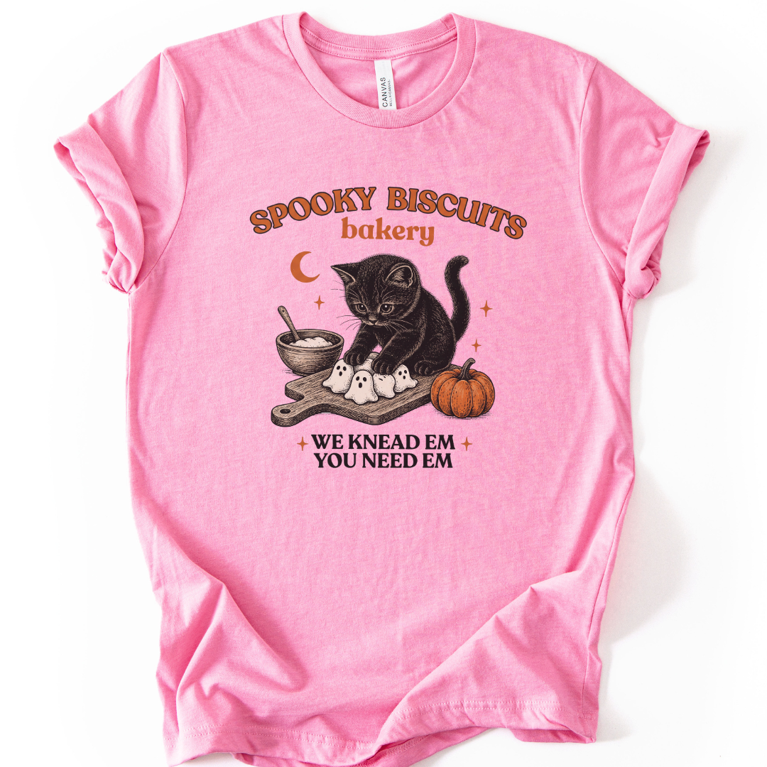 Spooky Biscuit Bakery - Bella Canvas Super Soft Straight Cut T shirt