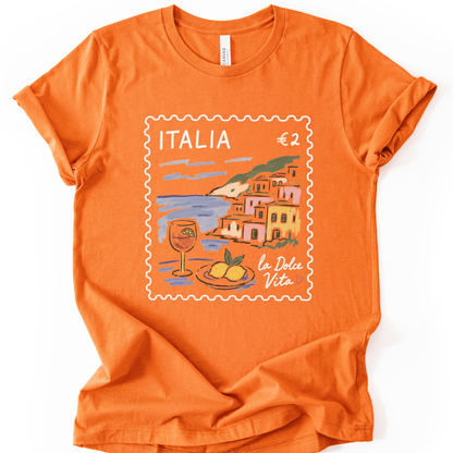 Postage from Positano - Bella Canvas Super Soft Fitted T Shirt