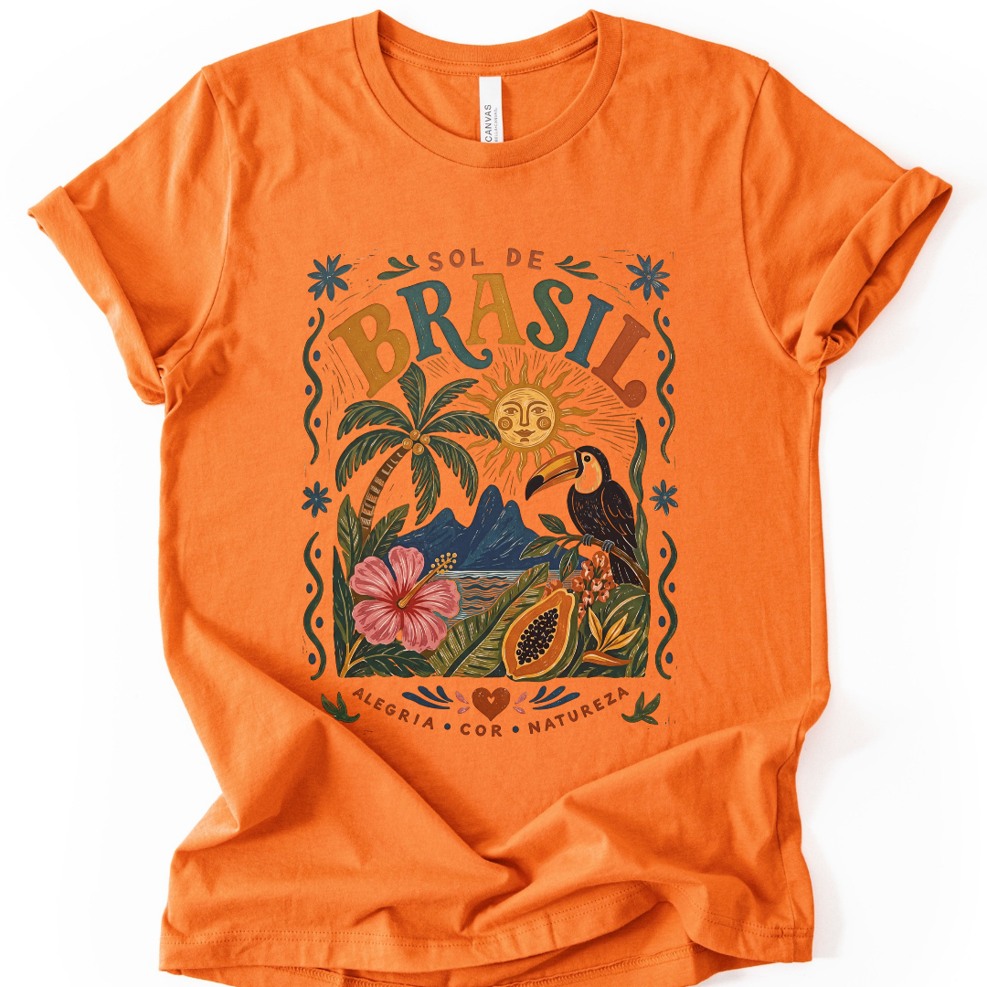 Brazil - Bella Canvas Super Soft Straight Cut T shirt