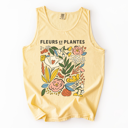 Fleurs Et Plantes - Comfort Colors Premium Tank Top