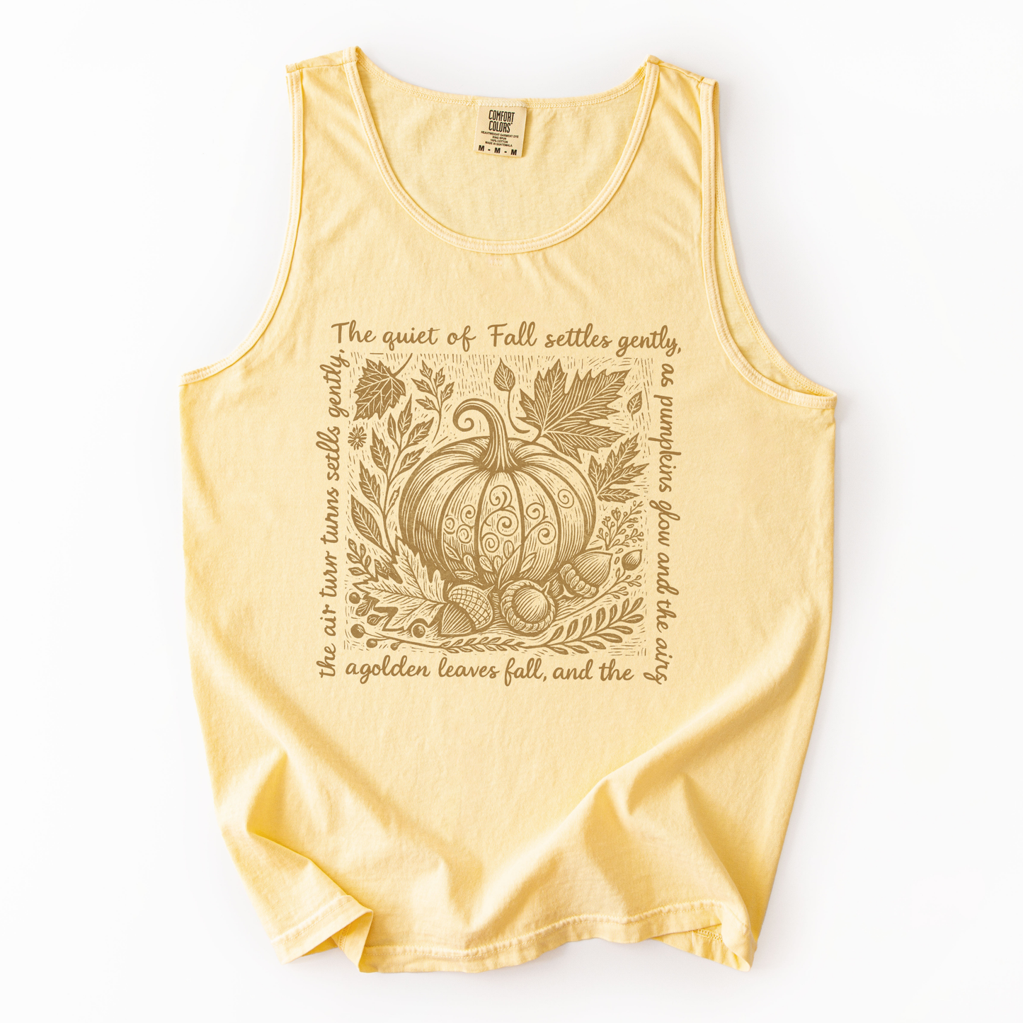The Quiet Of Fall - Comfort Colors Premium Tank Top