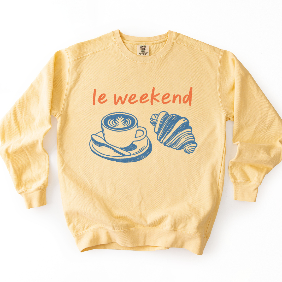 Le Weekend - Comfort Colors Premium Heavyweight Sweatshirt