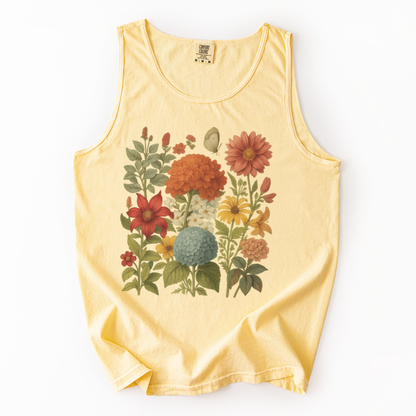 Hydrangea Bloom - Comfort Colors Premium Tank Top
