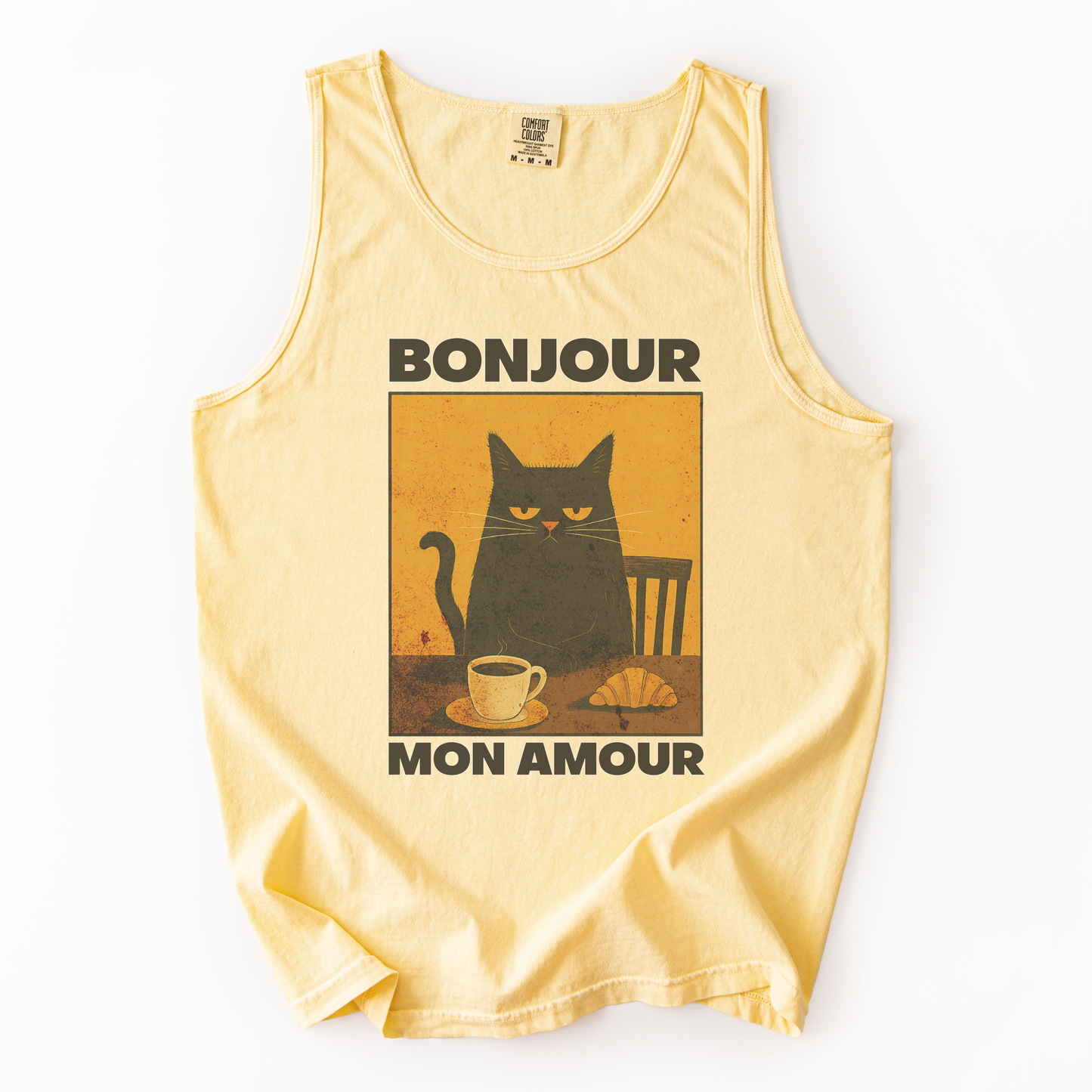 Bonjour Mon Amour - Comfort Colors Premium Tank Top
