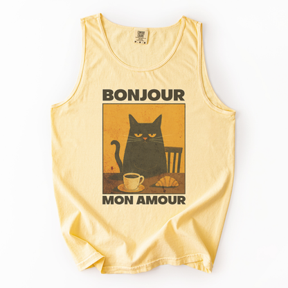 Bonjour Mon Amour - Comfort Colors Premium Tank Top