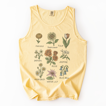 Botanical Sketchbook - Comfort Colors Premium Tank Top