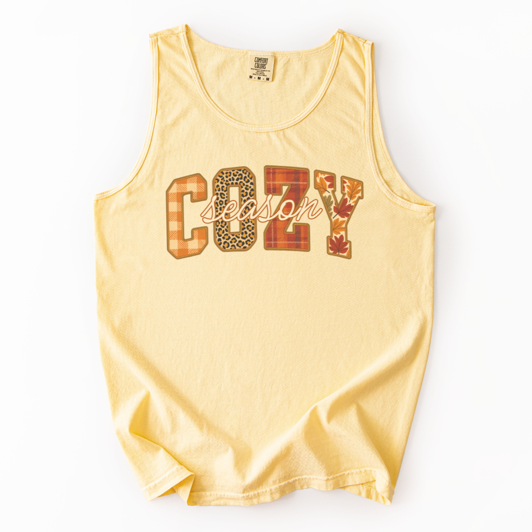 Cozy Season - Comfort Colors Premium Tank Top