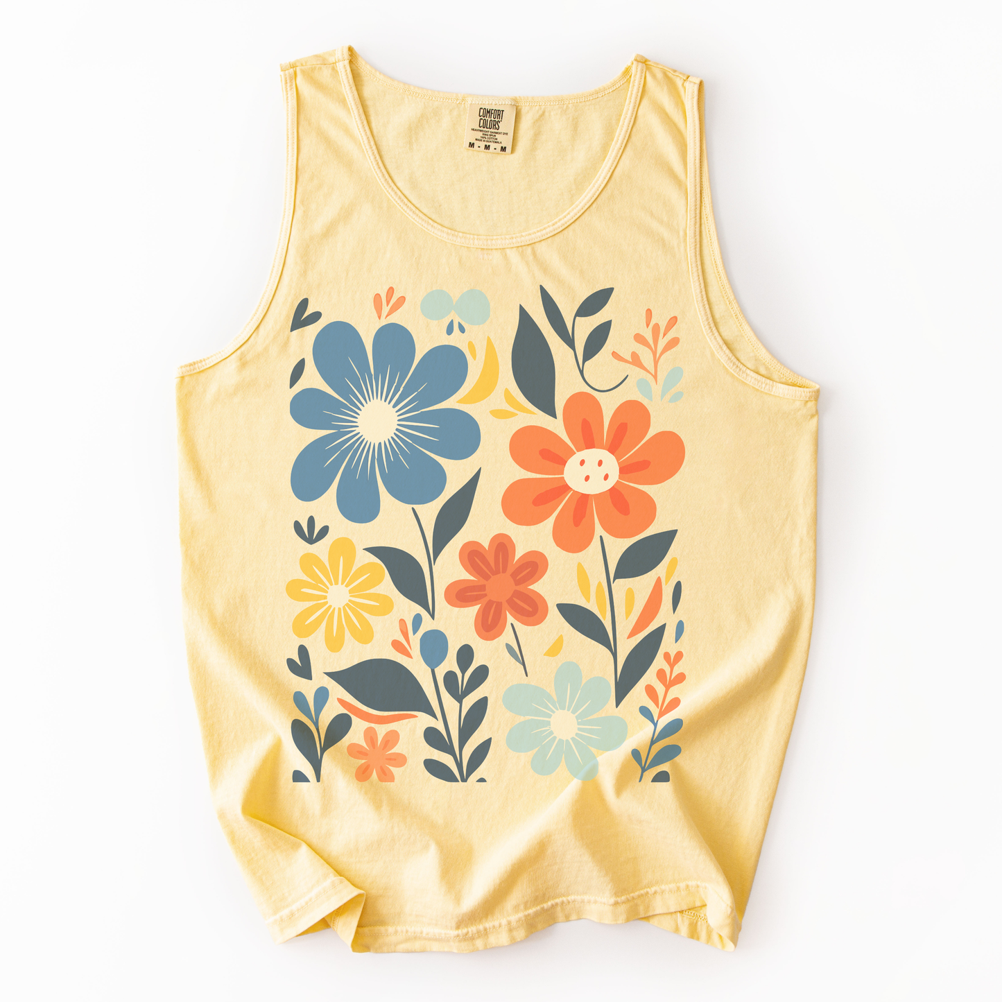 Floral Riot - Comfort Colors Premium Tank Top