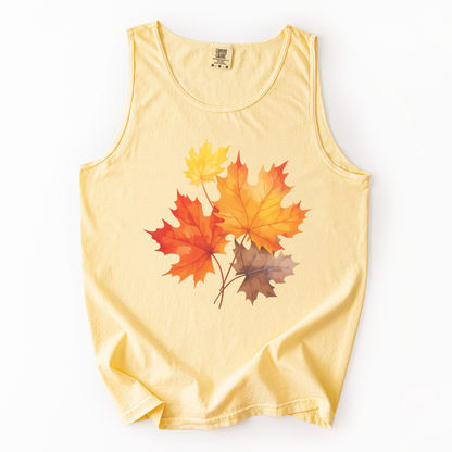 Autumn Leaves - Comfort Colors Premium Tank Top
