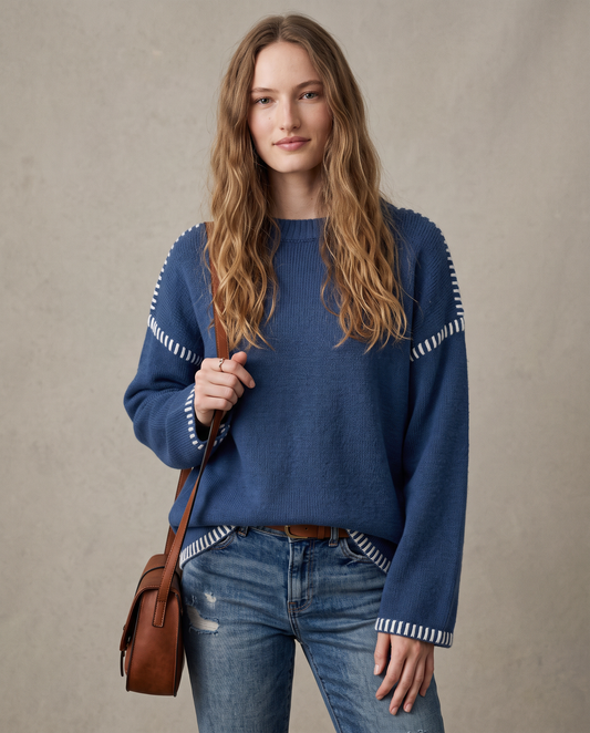 Cable Knit Pullover Sweater