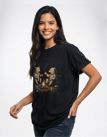 Camping Bears - Comfort Colors Relaxed Fit Premium T Shirt