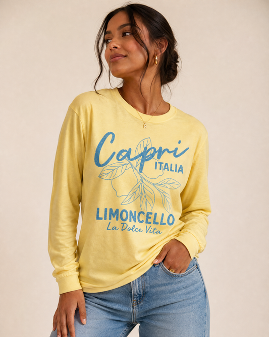Capri - Comfort Colors Premium Long Sleeve T Shirt
