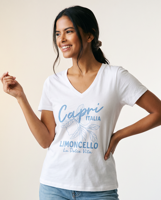 Capri - Super Soft V Neck