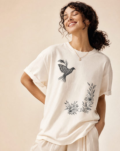 Captured In Charcoal  -  Comfort Colors Relaxed Fit Premium T Shirt