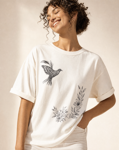 Captured In Charcoal  -  Comfort Colors Relaxed Fit Premium T Shirt