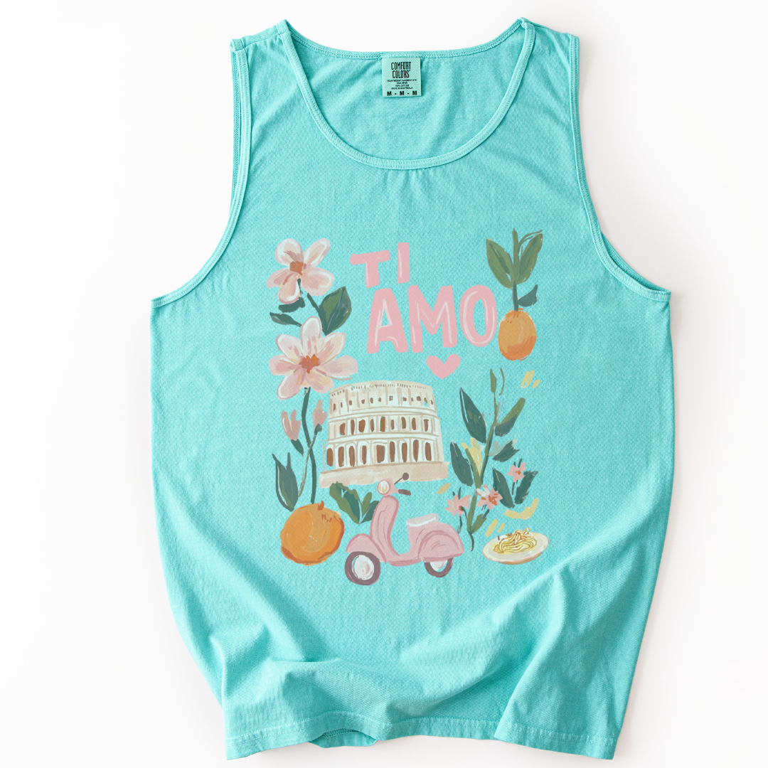 Ti Amo - Comfort Colors Premium Tank Top