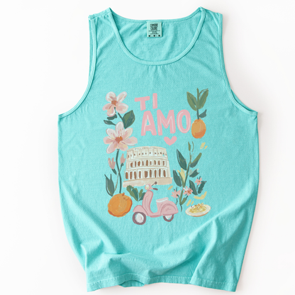 Ti Amo - Comfort Colors Premium Tank Top