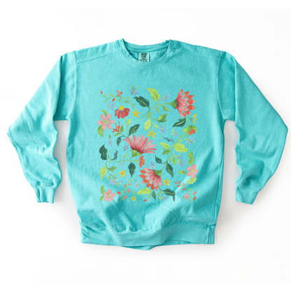 Botanical Bliss - Comfort Colors Premium Heavyweight Sweatshirt