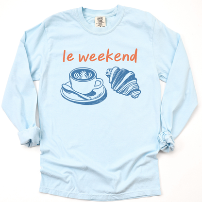 Le Weekend - Comfort Colors Long Sleeve Premium T Shirt