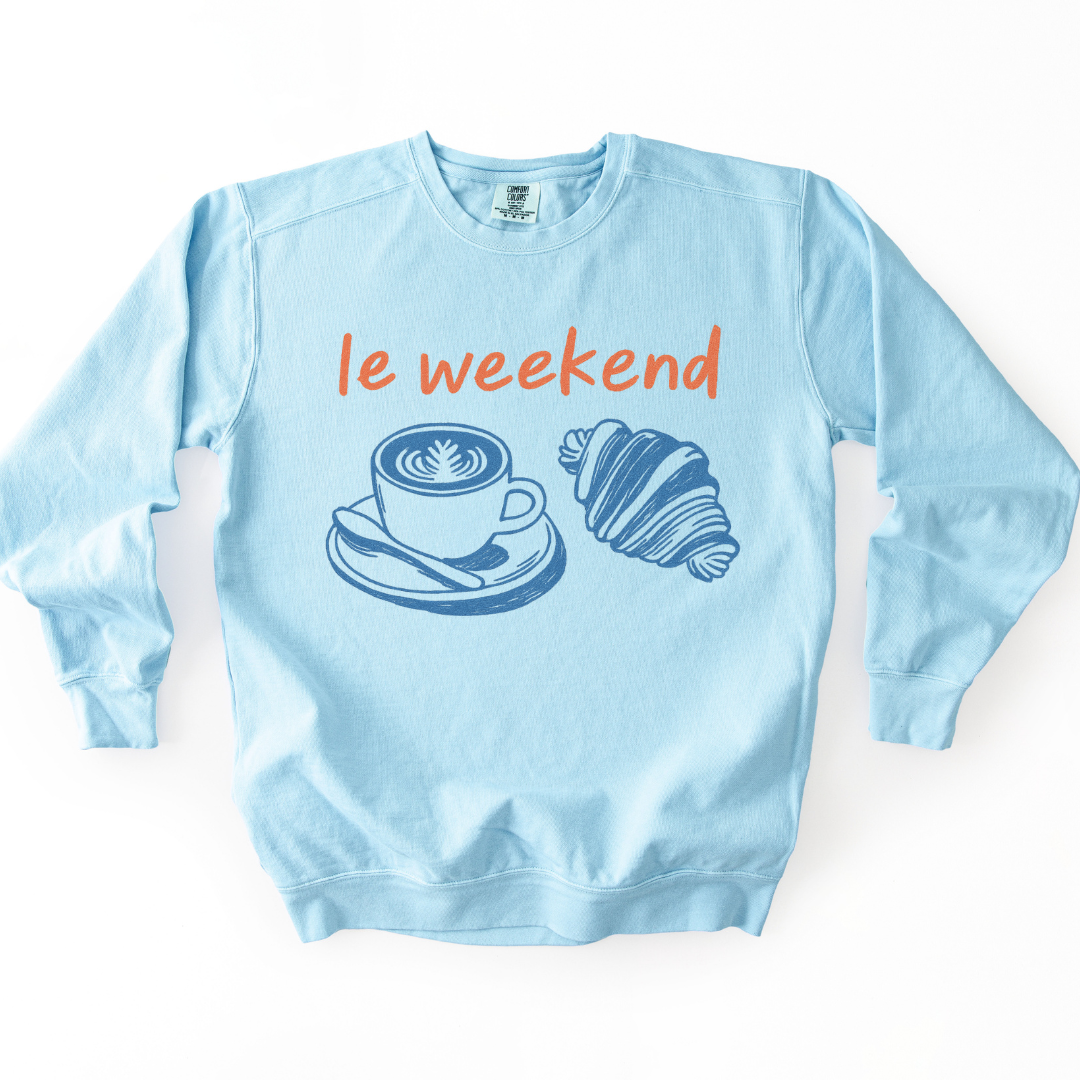 Le Weekend - Comfort Colors Premium Heavyweight Sweatshirt