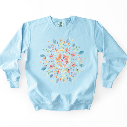 Plant Mandala - Comfort Colors Premium Heavyweight Sweatshirt