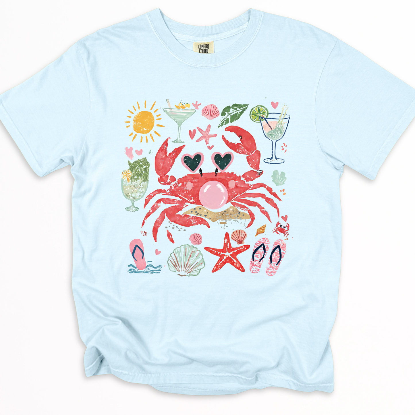 Crab -  Comfort Colors Relaxed Fit Premium T Shirt