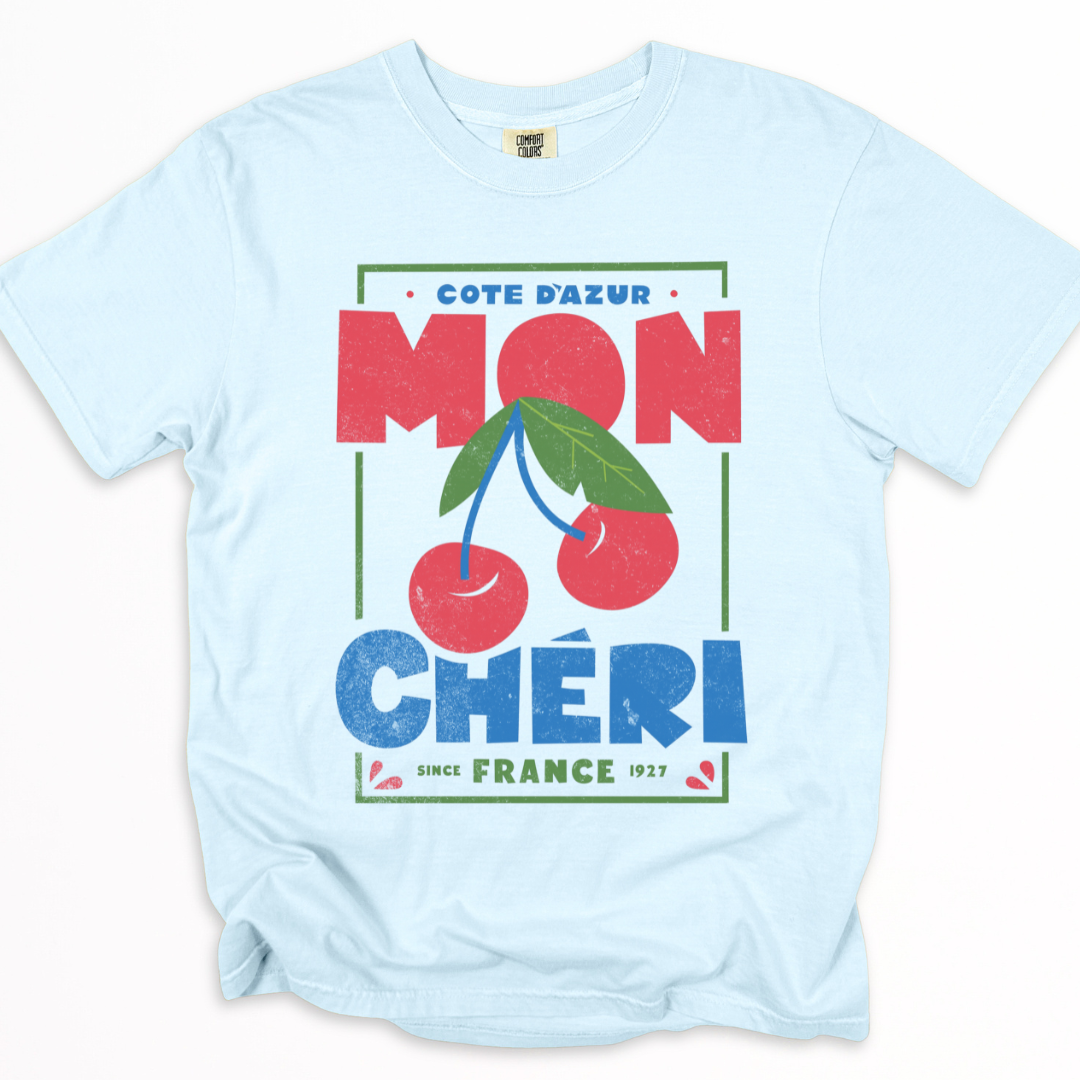 Mon Cheri -  Relaxed Fit Vintage Wash T Shirt