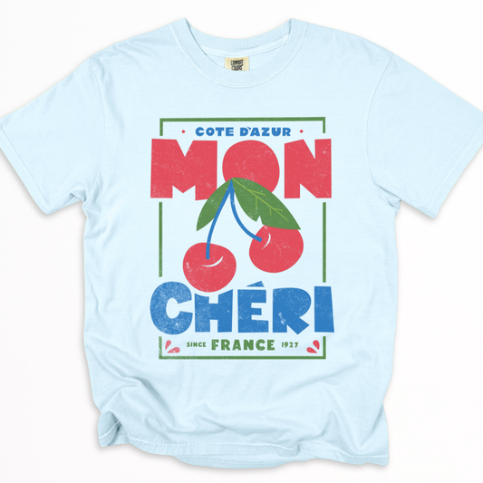 Mon Cheri -  Relaxed Fit Vintage Wash T Shirt