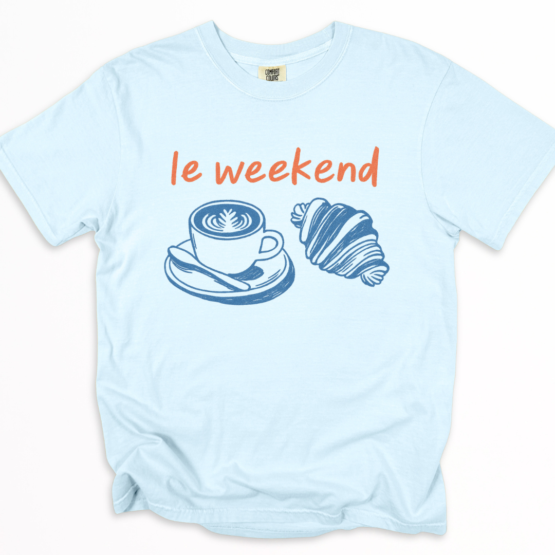 Le Weekend -  Relaxed Fit Vintage Wash T Shirt