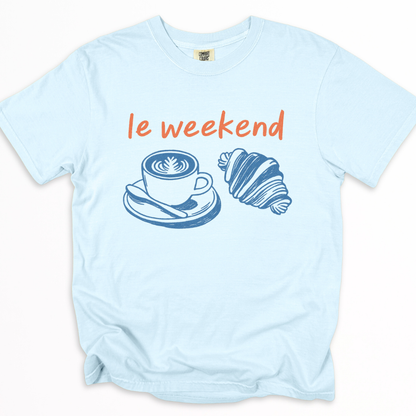Le Weekend -  Relaxed Fit Vintage Wash T Shirt