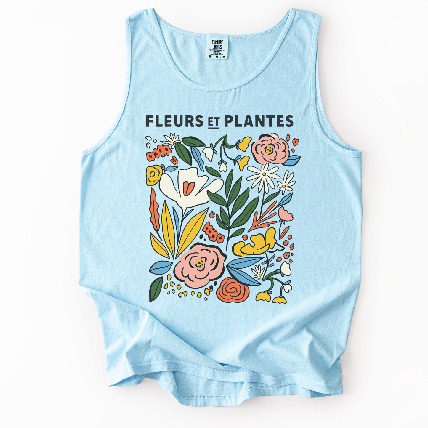 Fleurs Et Plantes - Comfort Colors Premium Tank Top