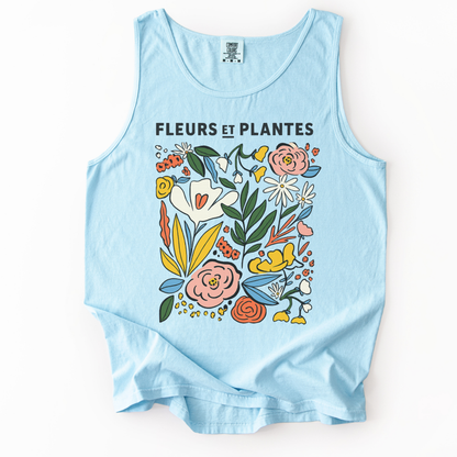 Fleurs Et Plantes - Comfort Colors Premium Tank Top