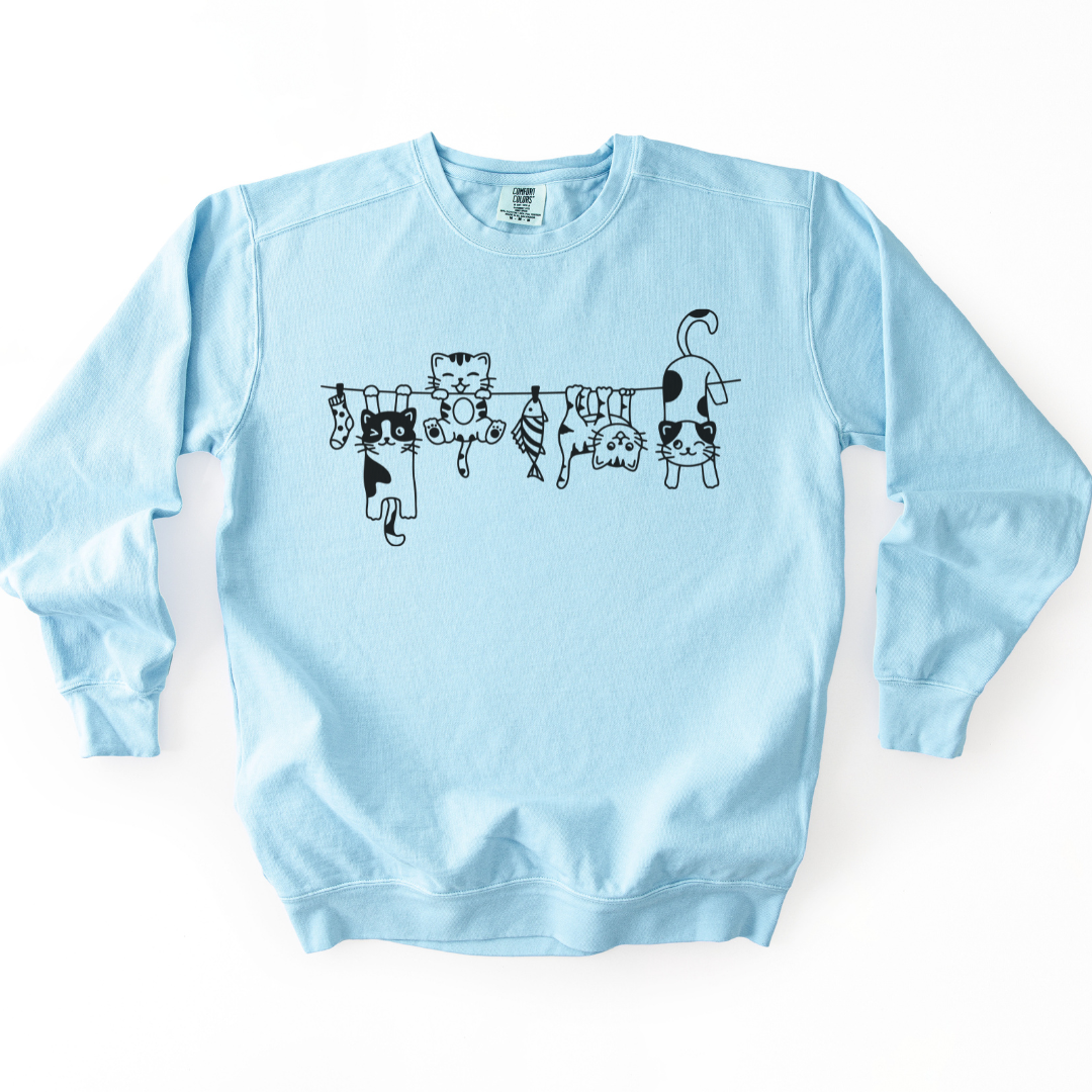 Cats - Comfort Colors Premium Heavyweight Sweatshirt
