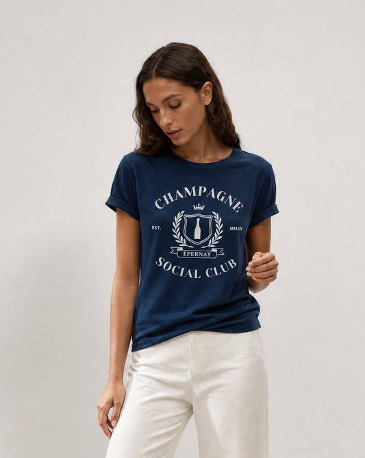 Champagne Social Club - Bella Canvas Super Soft Standard Fit T Shirt