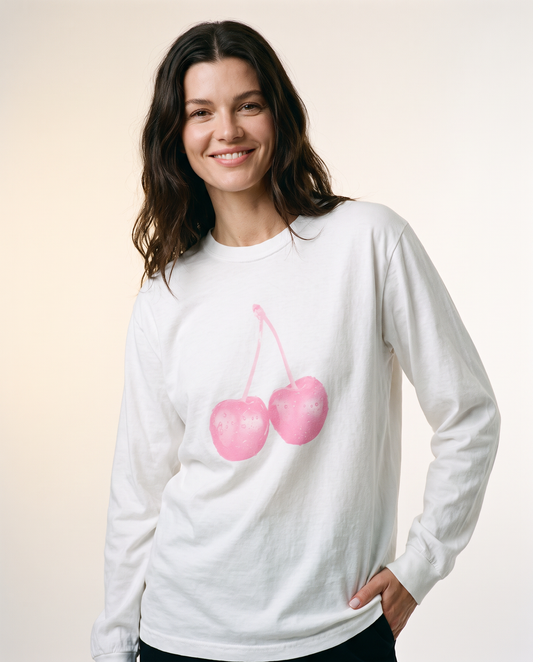 Cherries  - Comfort Colors Long Sleeve Premium T Shirt