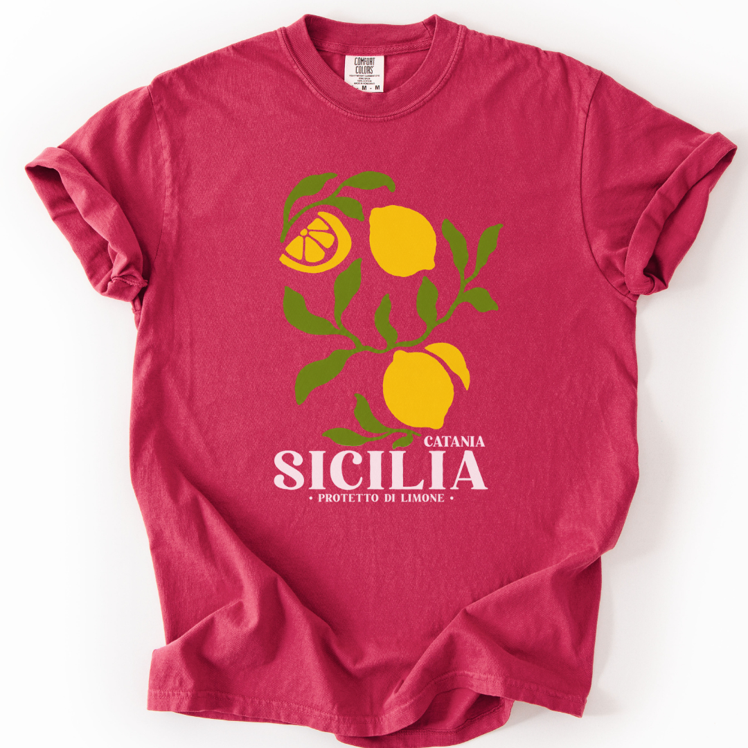 Sicilia Catania -  Comfort Colors Relaxed Fit Premium T Shirt