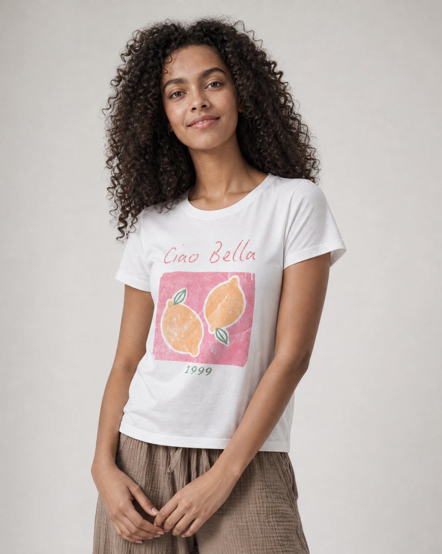 Ciao Bella Vintage Wash - Women's Cut Fitted Tee