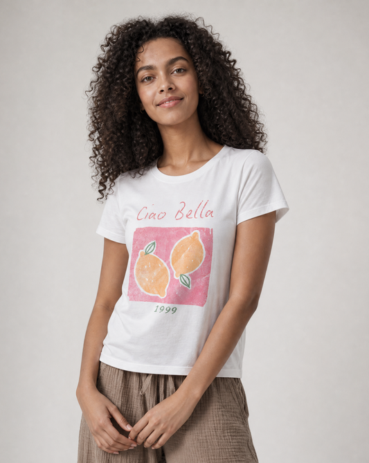 Ciao Bella Vintage Wash - Women's Cut Fitted Tee