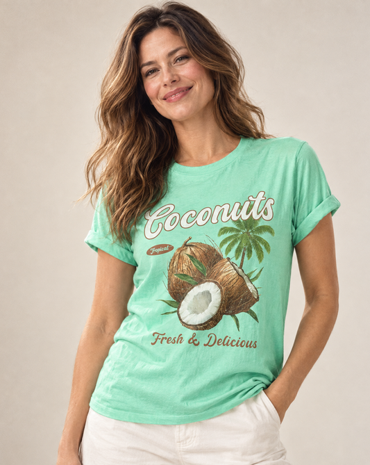 Coconuts - Bella Canvas Super Soft Straight Cut T shirt