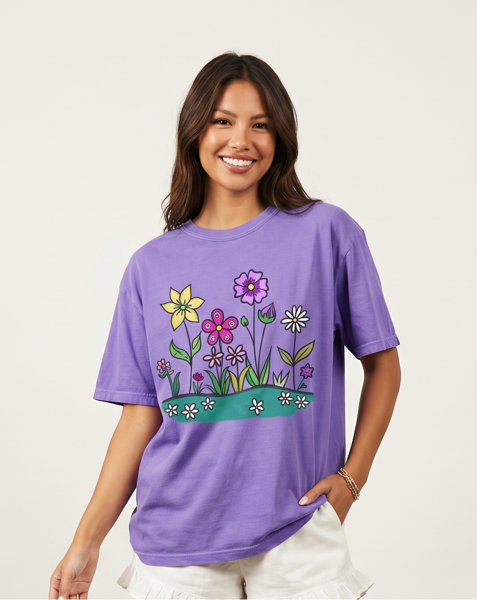 Color Doodle - Comfort Colors Relaxed Fit Premium T Shirt