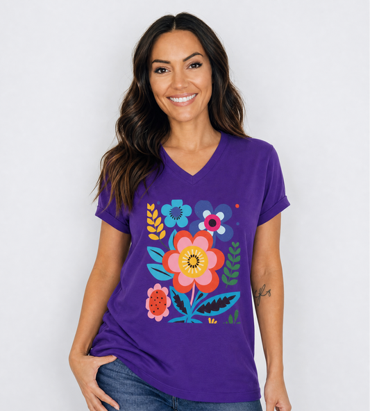 Colour Fantastic - Short Sleeve V-Neck Tee