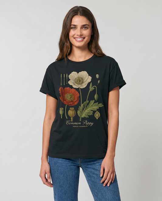 Common Poppy -  Comfort Colors Relaxed Fit Premium T Shirt