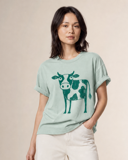 Cow -  Comfort Colors Relaxed Fit Premium T Shirt