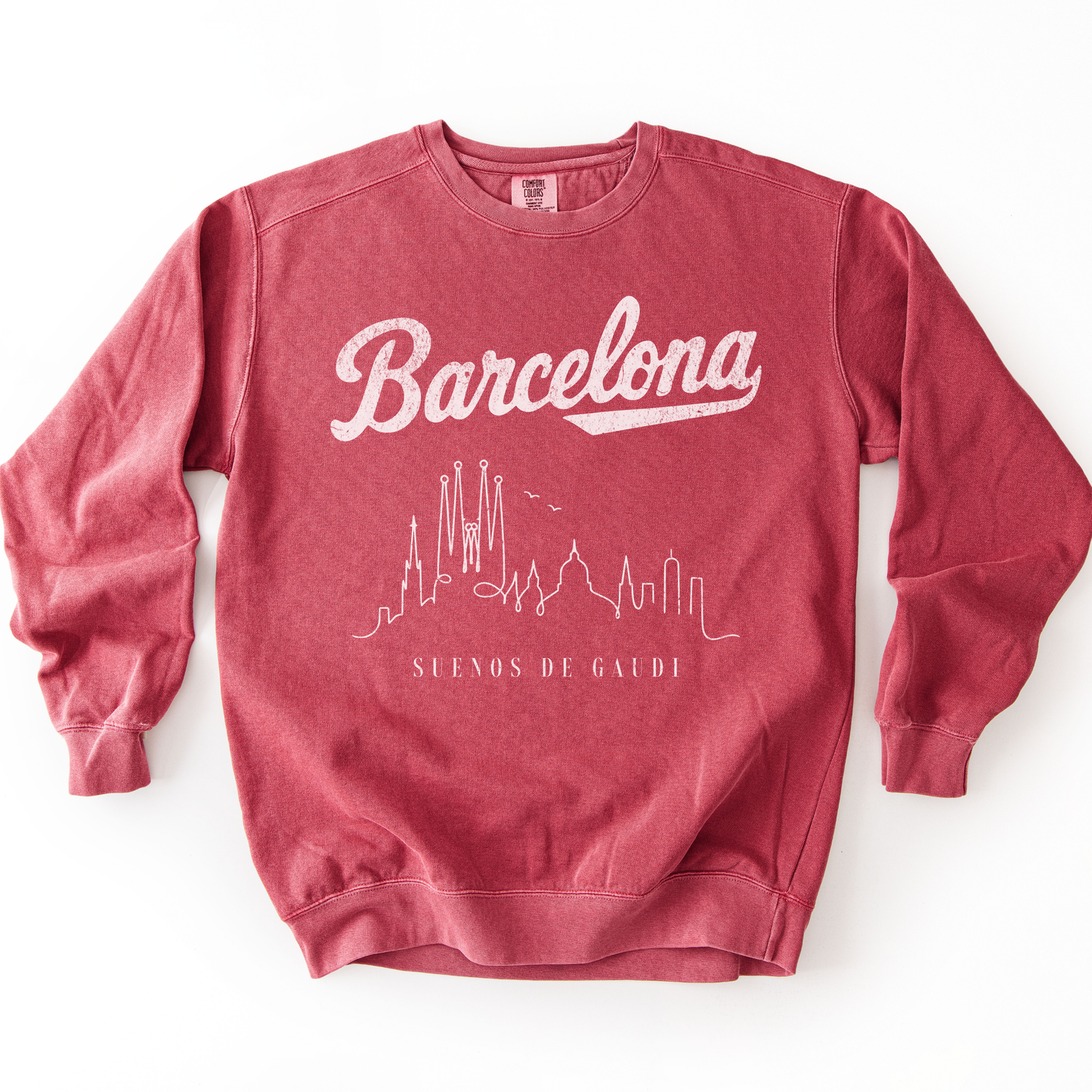 Barcelona, Dreams of Gaudi - Comfort Colors Premium Heavyweight Sweatshirt