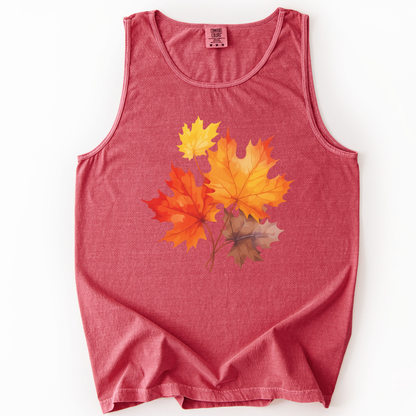 Autumn Leaves - Comfort Colors Premium Tank Top