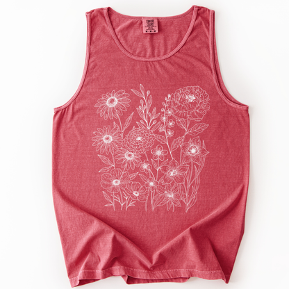 Petal Cartography - Comfort Colors Premium Tank Top