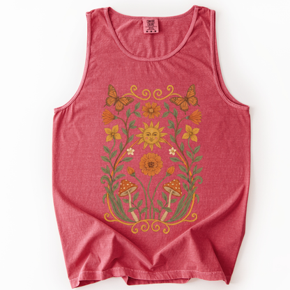 Golden Butterfly - Comfort Colors Premium Tank Top