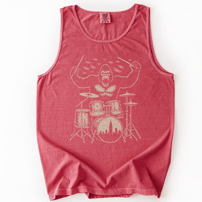 King Kong's Drum Solo - Comfort Colors Premium Tank Top