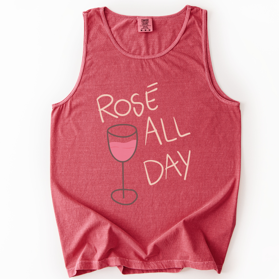 Rose All Day - Comfort Colors Premium Tank Top