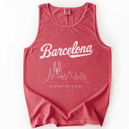 Barcelona - Comfort Colors Premium Tank Top